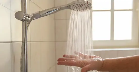 Cold water from a shower head, heater problem